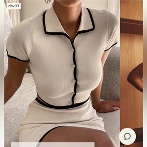 Meshki Klara skirt/cardigan set XS